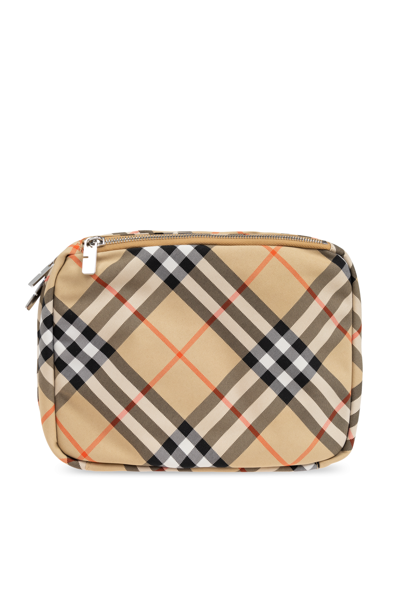 Beige Cosmetic Bag with Pattern Burberry Vitkac Italy